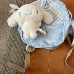 シナモンロールぬいぐるみリュックセットの画像