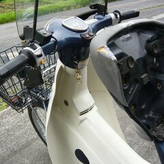 ホンダ スーパーカブ50 　プレスカブ 40,235km FI ハンドルヒーター  風防 大型かご 大型キャリアの画像
