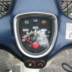 ホンダ スーパーカブ50 　プレスカブ 40,235km FI ハンドルヒーター  風防 大型かご 大型キャリアの画像