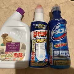 家庭用洗剤、トイレクリーナー、他（計11点）