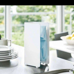 山崎実業　tower ゴム手袋収納ホルダー&ゴミ袋ホルダーLの画像