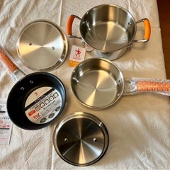3点セット ヘンケルス HIスタイル エリート 調理器具 フライパン 鍋の画像