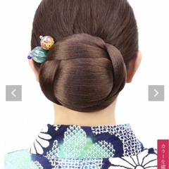 新品！部分ウイッグ　まとめ髪の画像