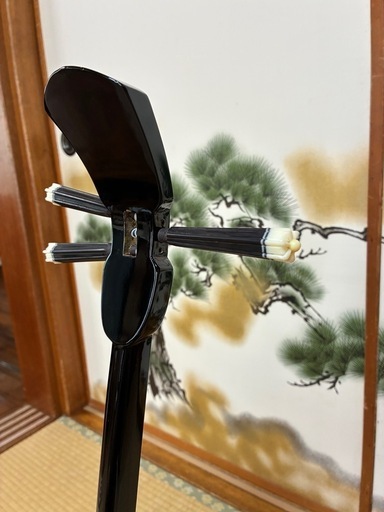 沖縄三線！貴重！知念大工型！本蛇皮！本張り！【一枚張り】⑨