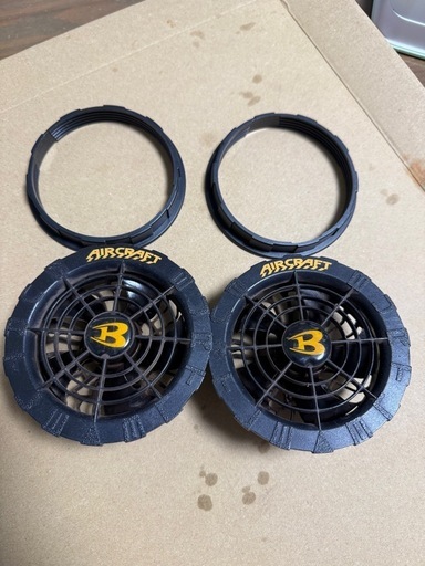 (半年使用)中古バートル22Vバッテリー２個 