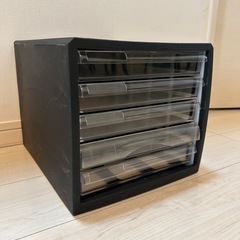 【決まりました】レターケース5段（黒）の画像