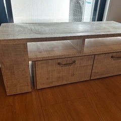 【無料】伸縮できるお洒落なテレビ台お譲りします【ヴィンテージ風】の画像