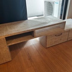 【無料】伸縮できるお洒落なテレビ台お譲りします【ヴィンテージ風】