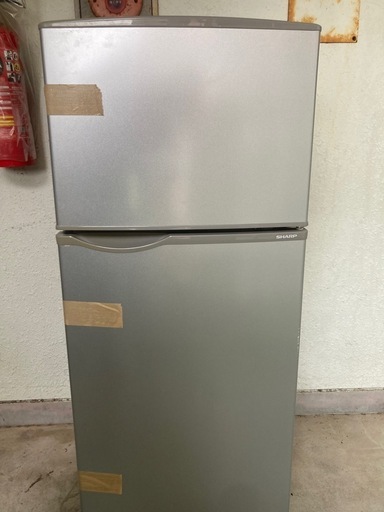 SHARP シャープ 118L 2ドア 冷蔵庫 SJ-H12B-S 右開き (TKM) 宮崎
