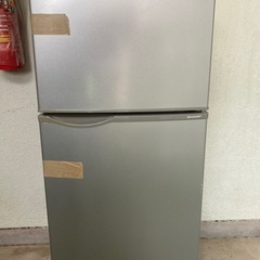 SHARP シャープ 118L 2ドア 冷蔵庫 SJ-H12B-S 右開き