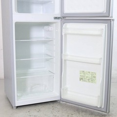 SHARP シャープ 118L 2ドア 冷蔵庫 SJ-H12B-S 右開きの画像