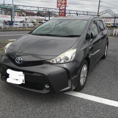 走行36000km トヨタ中古車ディーラー購入 保証付き プリウスα 7人乗り 車検27年6月 記録簿全てありますの画像