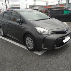 走行36000km トヨタ中古車ディーラー購入 保証付き プリウスα 7人乗り 車検27年6月 記録簿全てありますの画像