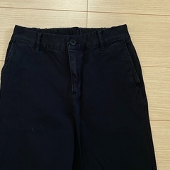 無印良品　黒 ワイドパンツ チノパン　MUJI の画像