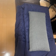 タンスのゲン 敷布団 掛け布団 セミダブル ネイビー
の画像