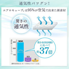 アイリスオオヤマ   エアリーセミダブル　PAR-SD  使用１年の画像