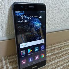 値下げ！中古スマホ①美品格安！SIMフリー HUAWEI P10 lite（ブラック）の画像