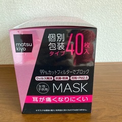 個包装マスク（2〜3枚使用）差し上げます。の画像