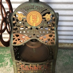手動かき氷機　SANMEN 面式　TRADE MARK  昭和レトロ　レア　アンティーク　の画像
