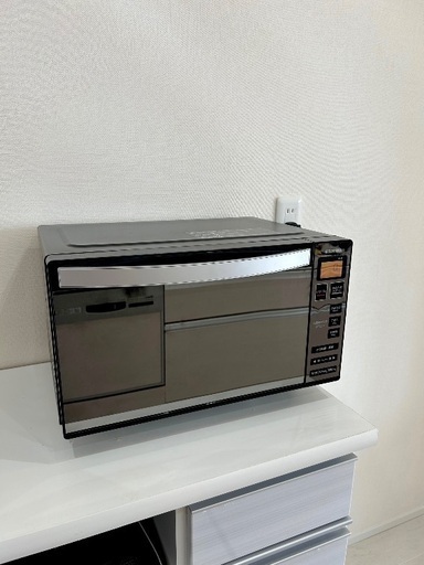 アイリスオーヤマ電子レンジIMB-FM1805-B 2023年製ブラック【中古】 ほぼ未使用】アイリスオーヤマ 電子レンジ 18L ミラーガラス
