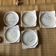 たち吉　橘　中皿　5枚の画像