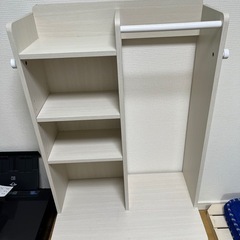 子供　棚　ハンガーかけ　おもちゃ箱