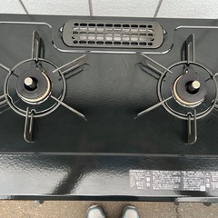 美品■リンナイ ガスコンロ LPガス用 2024年製■Rinnai KG35NBKR RT35NJH 黒 ブラック系■プロパンガステーブル ガス台 幅56cmコンパクトタイプの画像
