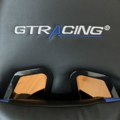 取引中。ゲーミングチェア　青色中古　リクライニングも可能。の画像