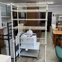 O 2507-341  スチールラック 5段 キズ 汚れあり