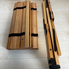 折りたたみ木製アウトドアテーブル　Eifel outdoor Equipmentの画像