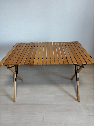 折りたたみ木製アウトドアテーブル　Eifel outdoor Equipment