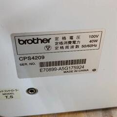 0712-095 コンピュータミシン　brother PS205の画像