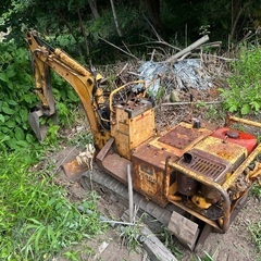 早い者勝ち　物物交換可能　ヤンマー　YB400 不動車　ジャンク　ユンボ　バックホーの画像