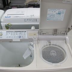【直接取引】２槽式洗濯機　日立　PAT45K5　19年製　ライトブラウン　14.080円税込の画像