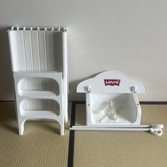オールホワイト ジャングルジム、滑り台、ブランコ付きの画像