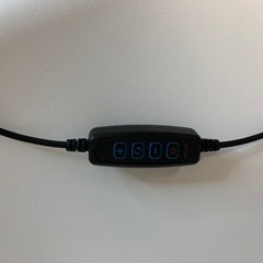 10インチ リングライトUSB スタンド付きの画像