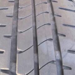 ノーマルタイヤ　155/65 R14 1本　鉄チン付き　サマータイヤの画像