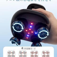 【新品未使用】【2025新登場】ヘッドスパ 電動頭皮ブラシ 赤青W光搭載 全身適用 3D振動の画像