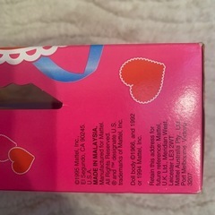 1995年　Barbie Valentine（バービー人形　バレンタイン)　の画像