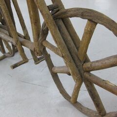 【直接取引】フラワースタンド　自転車　置物　木製　4928円税込の画像