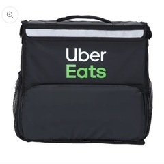 未使用品　Uber 配達　かばん　バック　防水カバー付きの画像