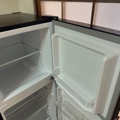 MAXZEN 冷蔵庫 138L ブラックの画像