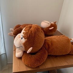【美品 かわいい】 ぬいぐるみ  おさるのジョージ 特大サイズの画像