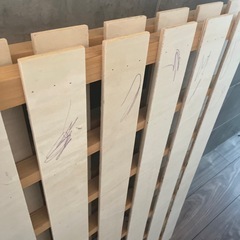 30日廃棄 セミダブルマットレスとすのこの画像