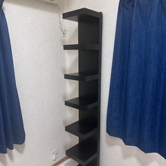 IKEA LACK ウォールシェルフユニット ブラックの画像