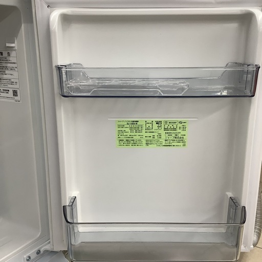 SHARP中古冷蔵庫 152L 2023年製 形名SJー15E3ーB