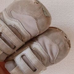 白×キラキラ☆NewBalanceスニーカー15cmの画像