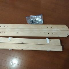 【未使用】すのこベッド 角丸  LOWYA　シングルの画像