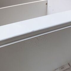 ミドルレンジボード 幅59cm 高さ148.5cm キッチン収納 ホワイト レンジ台 レンジボード ☆ 札幌市 北区 屯田 の画像