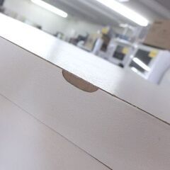 ミドルレンジボード 幅59cm 高さ148.5cm キッチン収納 ホワイト レンジ台 レンジボード ☆ 札幌市 北区 屯田 の画像